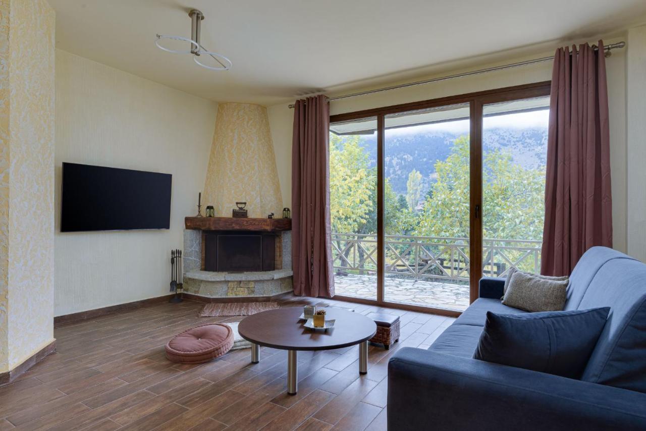 Parnassus Dreamwood Chalet Eptálofos 外观 照片