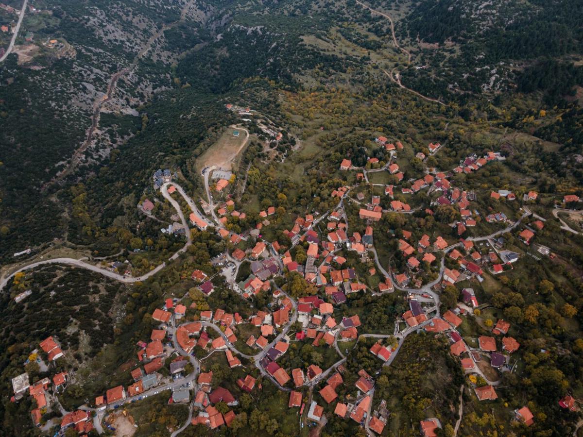 Parnassus Dreamwood Chalet Eptálofos 外观 照片